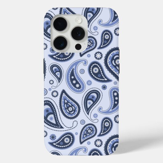 Coques Case-Mate iPhone Dessin imprimé paisley floral complexe (Verso)