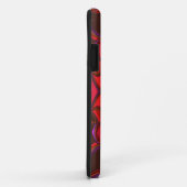 Coques Case-Mate iPhone Dessin Mandala Flower rouge rose et violet (Dos/Droite)