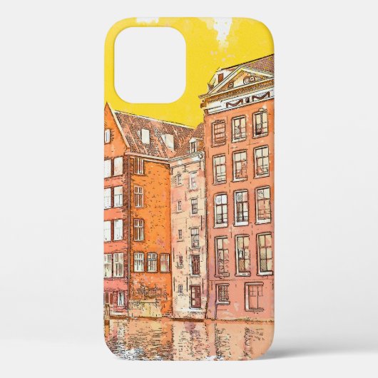 Coques Case-Mate iPhone Dessin ou illustration de couleur d'eau (Verso)