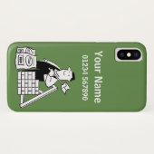 Coques Case-Mate iPhone Dessin sur le thème du créateur (Dos (Horizontal))