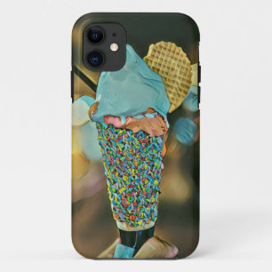 Case-Mate iPhone Case dessin vintage de crème glacée