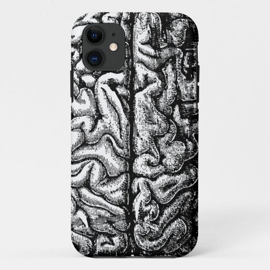 COQUES Case-Mate iPhone DESSIN VINTAGE DU CERVEAU (Dos)