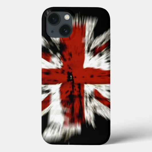 Coques Case-Mate iPhone Destin britannique d'amour de paix de drapeau de (Verso)