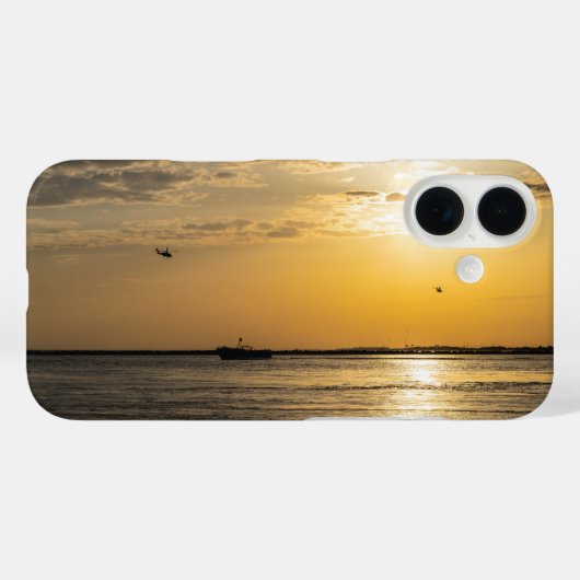 Coques Case-Mate iPhone Destin Sunset And Helicopters iPhone Case (Verso (horizontal))