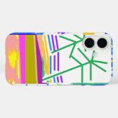Coques Case-Mate iPhone Destination Vacances Festive Abstrait (Verso (horizontal))