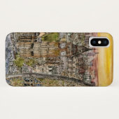 Coques Case-Mate iPhone Destinations | Aquarelle Big Ben & London Eye (Dos (Horizontal))
