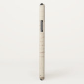 Coques Case-Mate iPhone Destinations | Lettres Vintages De Big Ben (Dos/Droite)