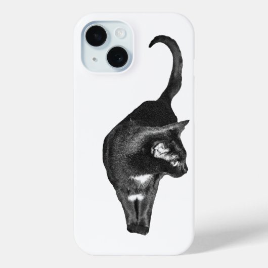Coques Case-Mate iPhone Détail de chat texturé (Verso)