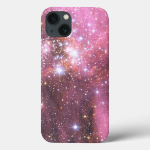 iPhone 13 Coque Détail du NGC 346 en rose