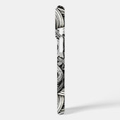 Coques Case-Mate iPhone Détaillierte Schwarz-Weißer keltischer Knoten 0001 (Verso / Gauche)