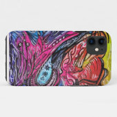 Coques Case-Mate iPhone détails blancs et noirs sur l'arrière - plan (Dos (Horizontal))