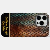 Coques Case-Mate iPhone Détails vifs d'une serpent venimeux (Verso (horizontal))