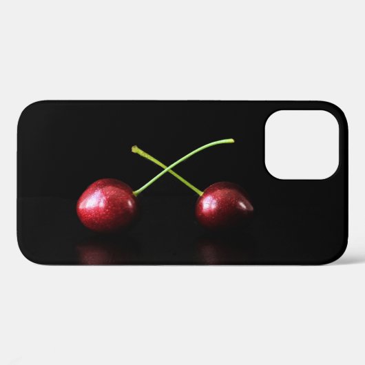 Coques Case-Mate iPhone Deux cerises iphcna (Verso (horizontal))