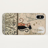 Coques Case-Mate iPhone Deux chats amoureux (Dos (Horizontal))