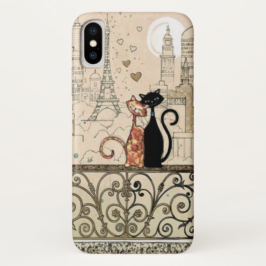 Coques Case-Mate iPhone Deux chats amoureux (Dos)
