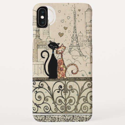 Coques Case-Mate iPhone Deux chats amoureux (Dos)