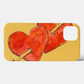 Coques Case-Mate iPhone Deux coeurs - flèche 2011 (Verso (horizontal))