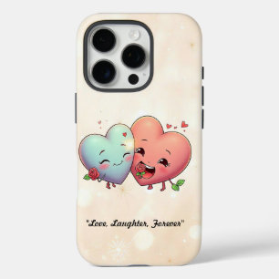 Coques iPhone 16 Pro "Deux coeurs unis"