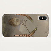 Coques Case-Mate iPhone Deux colibris avec leur jeune (Dos (Horizontal))