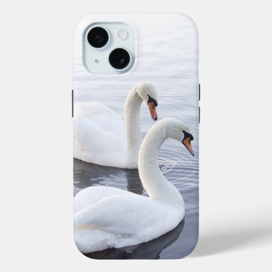 Coques Case-Mate iPhone Deux cygnes (Verso)