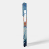 Coques Case-Mate iPhone Deux dauphins de saut artistique Coucher de soleil (Verso / Gauche)