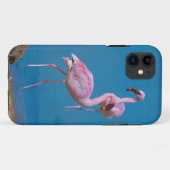 Coques Case-Mate iPhone Deux Flamants roses roses (Dos (Horizontal))