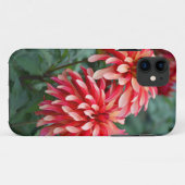 Coques Case-Mate iPhone Deux fleurs dahlia roses (Dos (Horizontal))