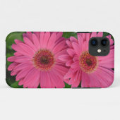 Coques Case-Mate iPhone Deux fleurs de germe rose (Dos (Horizontal))
