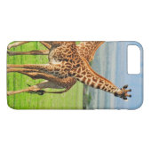 Coques Case-Mate iPhone Deux girafes (Dos (Horizontal))
