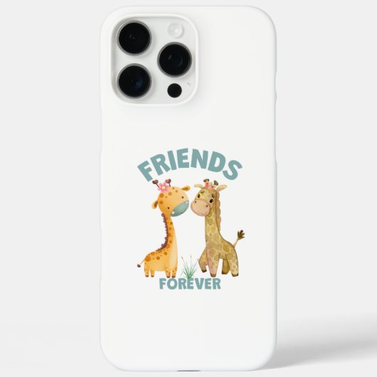 Coques Case-Mate iPhone Deux girafes amis pour toujours (Verso)