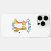 Coques Case-Mate iPhone Deux girafes amis pour toujours (Verso (horizontal))