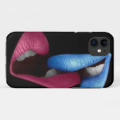 Coques Case-Mate iPhone deux lèvres (Dos (Horizontal))