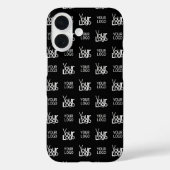 Coques Case-Mate iPhone Deux logos ou images Motif répétitif (Verso)