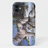Coques Case-Mate iPhone Deux loups de l'Arctique (Dos)
