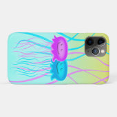 Coques Case-Mate iPhone Deux méduses caricaturales (Dos (Horizontal))