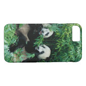 Coques Case-Mate iPhone Deux pandas mangeant du bambou ensemble, Wolong (Dos (Horizontal))