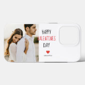 Coques Case-Mate iPhone Deux photos | Happy Valentines Day | (Verso (horizontal))