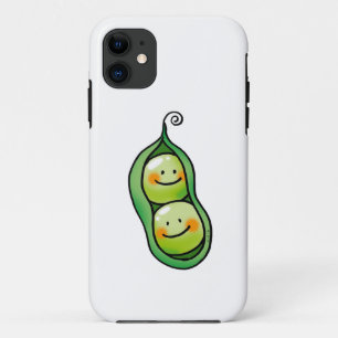 Coque iPhone 11 Deux pois dans un pot