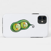 Coques Case-Mate iPhone Deux pois dans un pot (Dos (Horizontal))