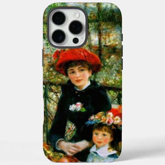 Coques Case-Mate iPhone Deux Soeurs en terrasse par Renoir (Verso)