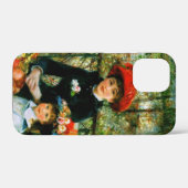 Coques Case-Mate iPhone Deux Soeurs en terrasse par Renoir (Verso (horizontal))