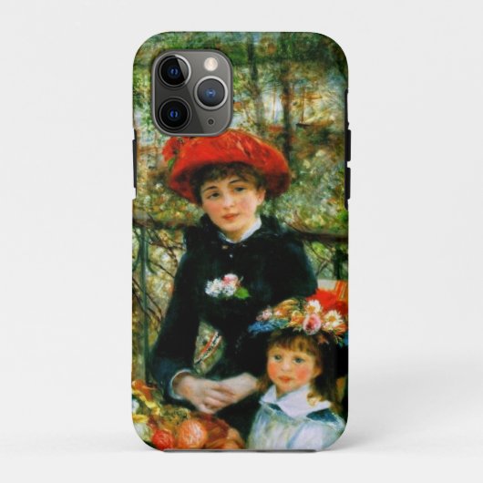 Coques Case-Mate iPhone Deux Soeurs sur la terrasse (Dos)