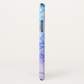 Coques Case-Mate iPhone Deux tons de marbre pourpre (Dos/Droite)