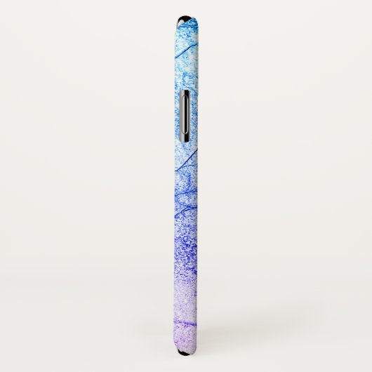 Coques Case-Mate iPhone Deux tons de marbre pourpre (Dos/Droite)