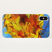 Coques Case-Mate iPhone Deux tournesols coupés Van Gogh (Dos (Horizontal))