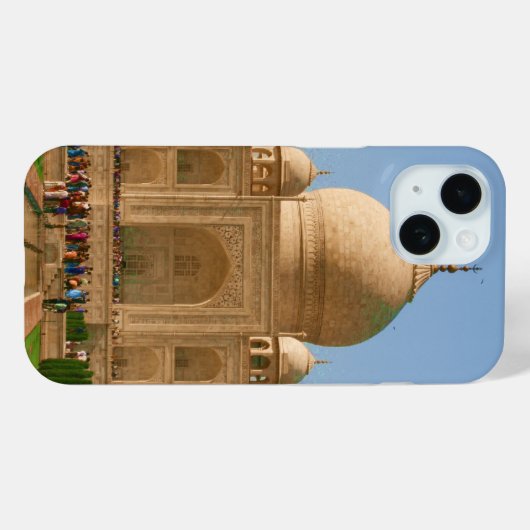 Coques Case-Mate iPhone devant du taj mahal (Verso (horizontal))