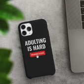Coques Case-Mate iPhone Devenir Adulte Est Dur - Se Désinscrire | Citation