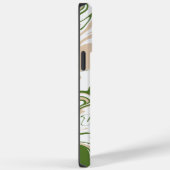 Coques Case-Mate iPhone Déversement - Blanc, Sable et Palm Green (Verso / Droite)