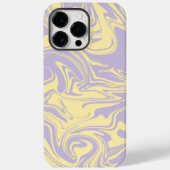 Coques Case-Mate iPhone Déversement - Pastel Jaune et Violet (Verso)
