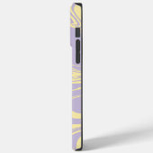 Coques Case-Mate iPhone Déversement - Pastel Jaune et Violet (Verso / Gauche)